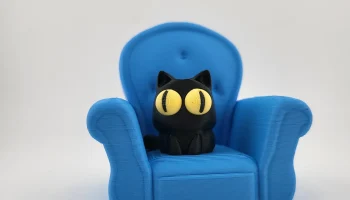 Гипнотический кот на диване 3