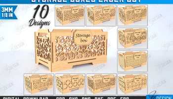 Ящики с узорами для хранения 8