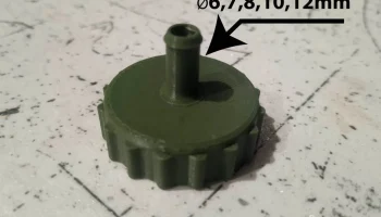 Крышка для PET бутылки со штуцером