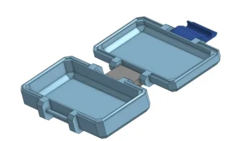 Бокс с крышкой print in place 1