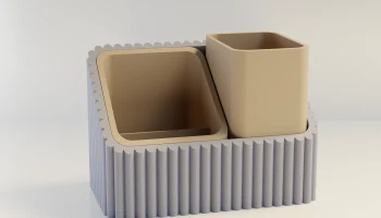 Подставка для ручек. Органайзер настольный. 0