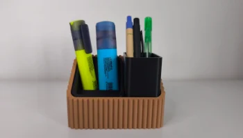 Подставка для ручек. Органайзер настольный. 6