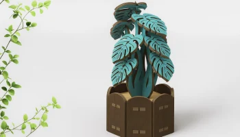 Набор 3D деревьев бонсаи 1
