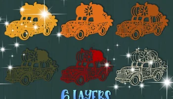 Осенний урожай 🍁🌾 3D-грузовик 1