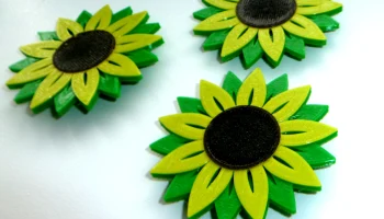 Магнит на холодильник «Подсолнух»,