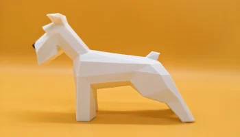 Низкополигональный шнауцер 1