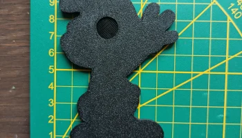 Фигурка смурфа - магнит на холодильник 2