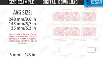 Ящики с узорами для хранения 4