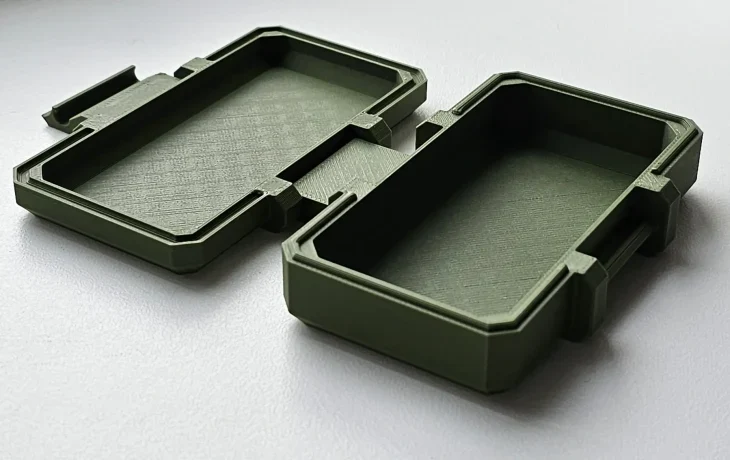 Бокс с крышкой print in place