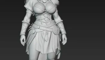 Женщина-викинг с большой грудью 1