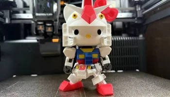 Шарнирный робот Hello Kitty Gundam