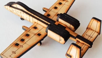 Модель штурмовика A-10 3