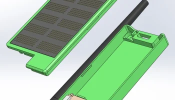 Корпус с солнечной батареей для Heltec T114 1