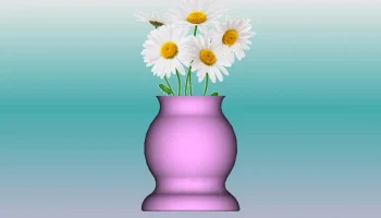 G&auml;nsebl&uuml;mchen Ваза