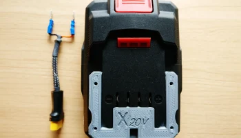 PARKSIDE X20V_Team Разъем для аккумулятора с клеммой Faston 5