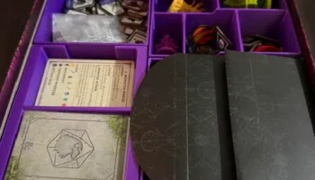 Вставка в коробку ужасающего D&D Ravenloft 3