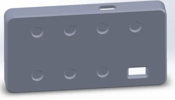 GaggiMate Pro PCB Bottom (магниты и отверстие для пуговиц... 3