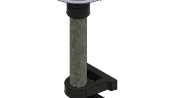 Крепление на столбе для антенны GNSS...