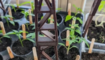 Удлинитель держателя светодиодного светильника для выращ...