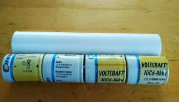 Адаптер батареи D-Cell к 18650