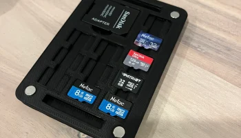 Тонкий магнитный чехол для карт SD + Micro SD... 1
