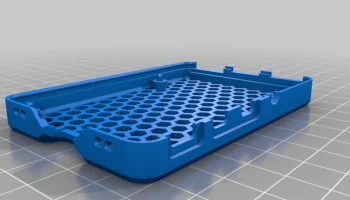 Сетчатый чехол Raspberry Pi 4 с защелкой и доступом к gpio 2