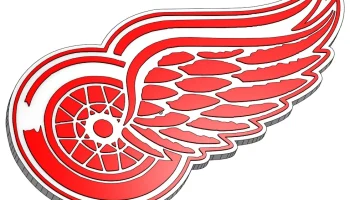 Логотип Detroit Redwings (большого размера) с магнитными ... 1