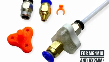 M6/M10 Соединитель трубок из ПТФЭ (магнитный) PC4-M6 / PC...