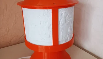 Башня с литофановой лампой 1