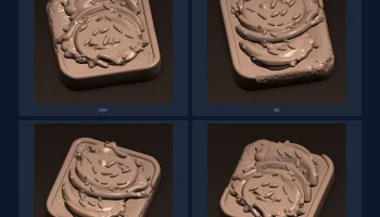 Магнит для тостов с авокадо - STL-файл для 3D-печати... 2