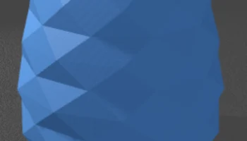 Низкополигональная ваза