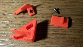 Оригинальный корпус Prusa - защелка-ползунок - оптимизир...