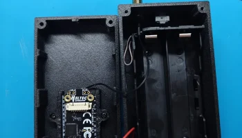 Чехол для Heltec V4 с двойным держателем батареи 18650 1