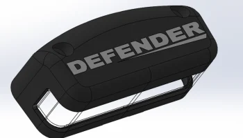 Крышка подсветки номерного знака (Landrover Defender)