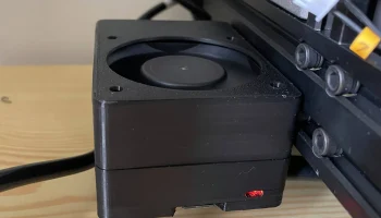 Корпус RASPBERRY PI 4, 50-мм вентилятор, безвинтовой 1