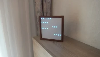 Word-Clock немецкий