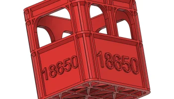 Пивной ящик для батареек 18650. 2