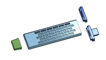 Корпус адаптера NVMe-USB - несколько версий 9