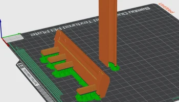 Bambu Lab X1C Верхняя стеклянная прокладка/подставка/креп... 9