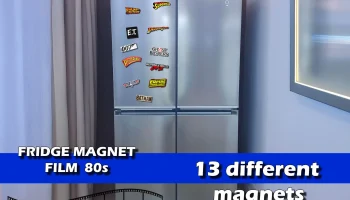 Коллекция из 13 магнитов из самых известных фильмов 80-х....
