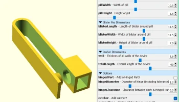 Генератор Pill Puncher 2 (OpenSCAD) 9