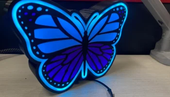 Световой короб Butterfly 2
