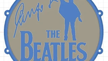 Магнит на холодильник с барабаном The Beatles, подставка ... 8