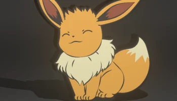 Сидящая светодиодная лампа Eevee - уютный светильник с и... 1