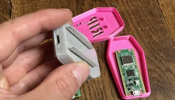 Чехол-гроб Raspberry Pi Pico - корпус для Хэллоуина "RIP... 3