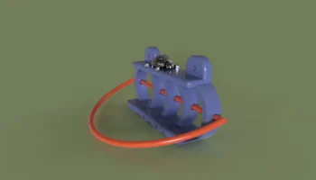 Настенный держатель для посуды, напечатанный на 3D-принтере 3