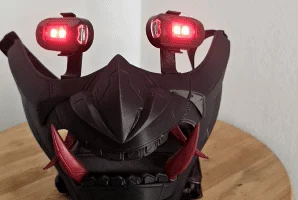 Светодиодная маска Oni Cyberpunk 4