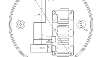 Круглый корпус Raspberry Pi Zero 1