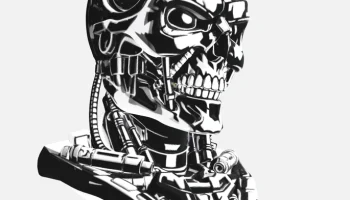 Бюст эндо-черепа T-800 8