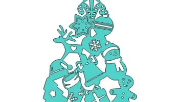 Дизайнерская новогодняя ёлка 0